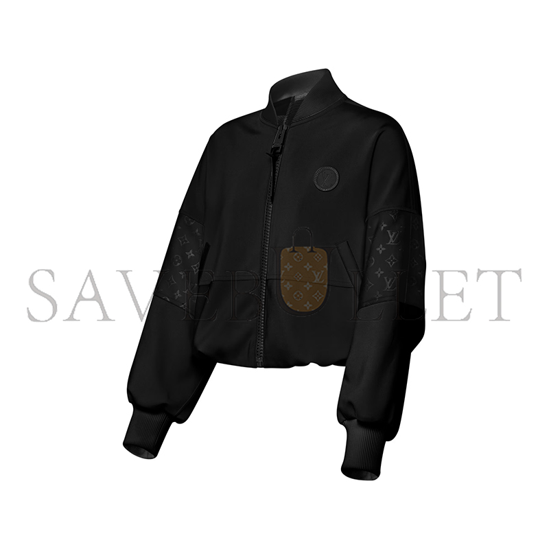 LOUIS VUITTON TECHNICAL JERSEY BOMBER JACKET 1AK122